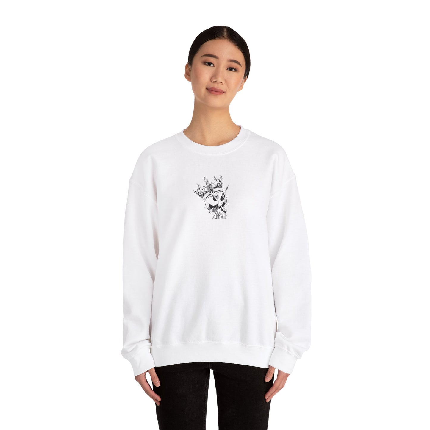 Lady Khaine White - Unisex Heavy Blend™ Crewneck Sweatshirt